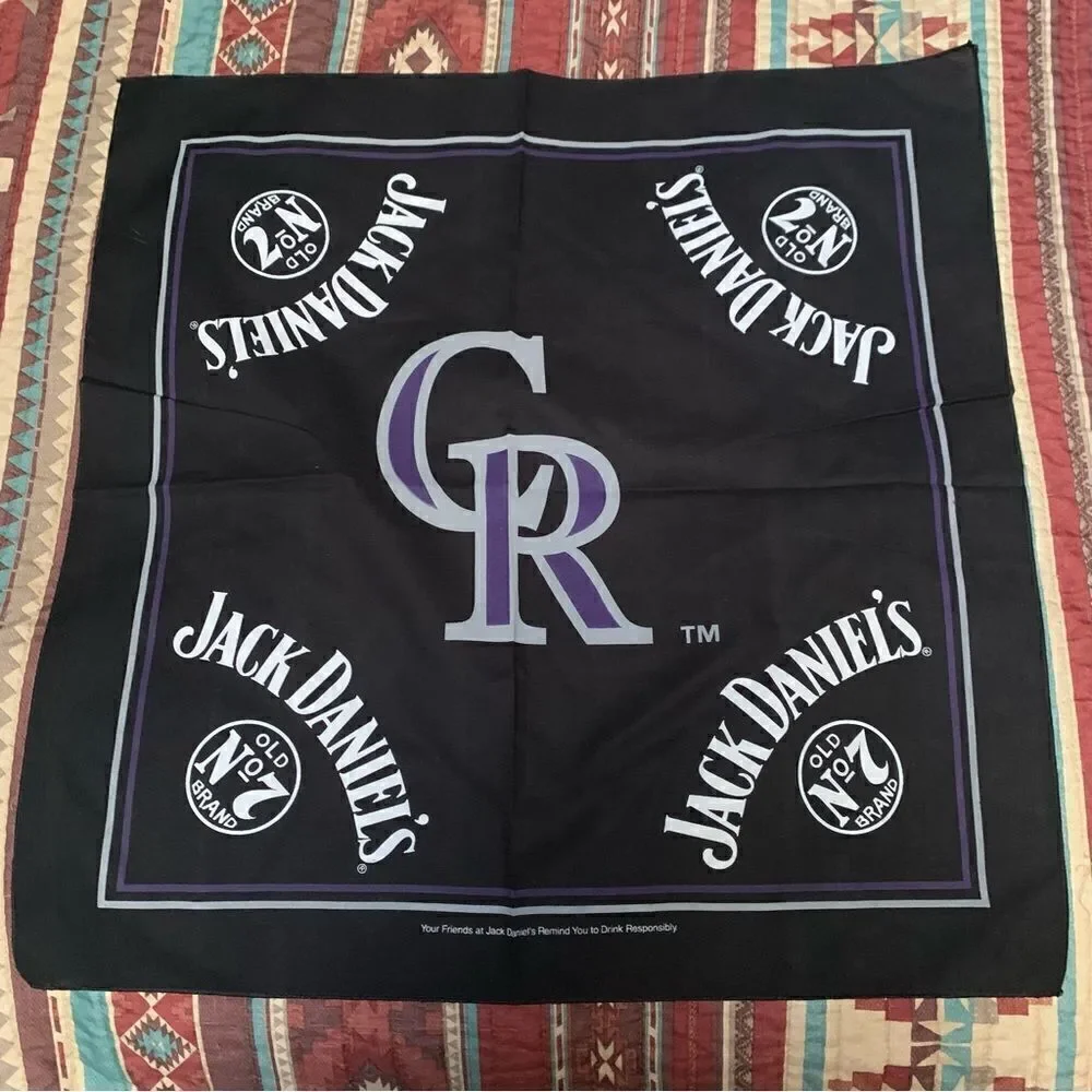 Colorado Rockies Jack Daniel’s Bandanna